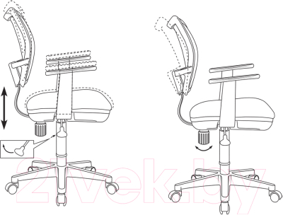 Кресло офисное Бюрократ CH-797AXSN