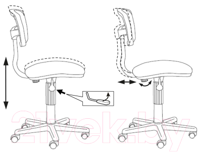 Кресло офисное Бюрократ CH 299NX