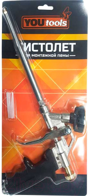 Пистолет для монтажной пены Yourtools Для бытового применения / 02_0198228 - фото