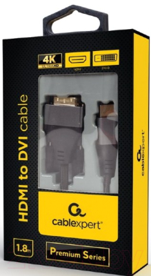 Адаптер Gembird CC-HDMI-DVI-4K-6