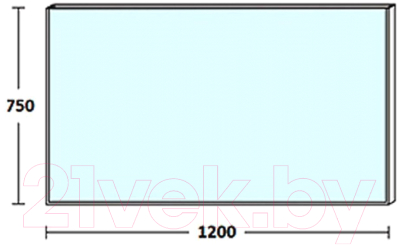 Зеркало De Aqua Сильвер 120 / 261675