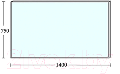 Зеркало De Aqua Сильвер 140 / 261676