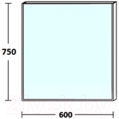 Зеркало De Aqua Сильвер 60 / 261670