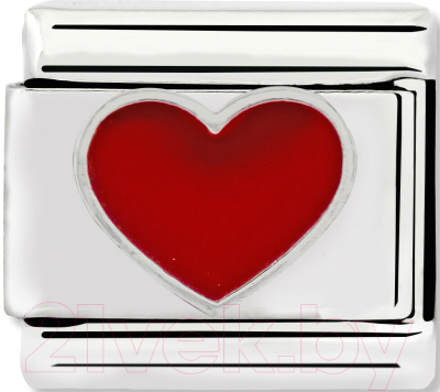 Звено для браслета NominatioN Красное сердце 330202/17 - фото