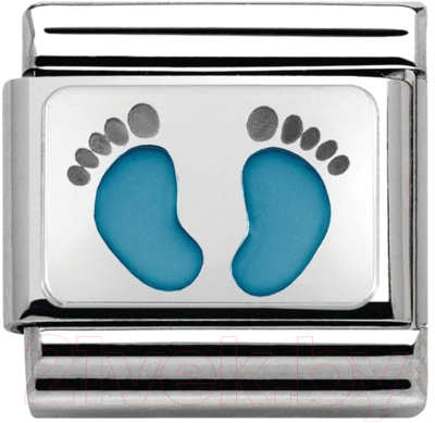 Звено для браслета NominatioN Голубые следы 330208/15 - фото