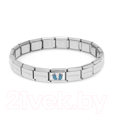 Звено для браслета NominatioN Голубые следы 330208/15
