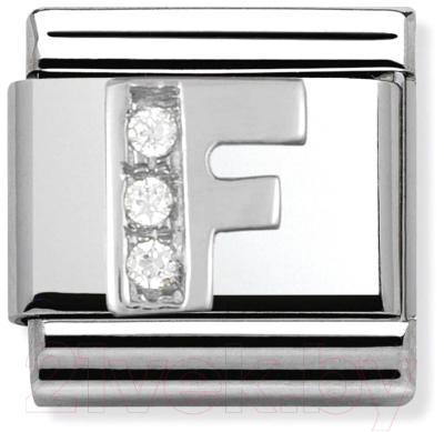 Звено для браслета NominatioN Буква F 330301/06 - фото