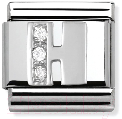 Звено для браслета NominatioN Буква H 330301/08 - фото