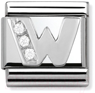 Звено для браслета NominatioN Буква W 330301/23 - фото