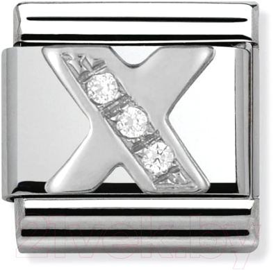 Звено для браслета NominatioN Буква X 330301/24 - фото