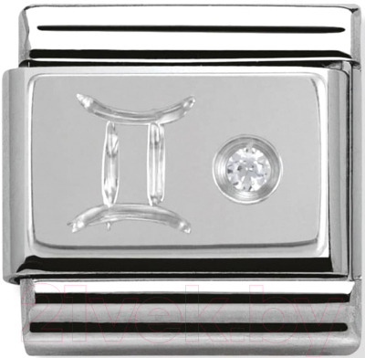 Звено для браслета NominatioN Знак зодиака Близнецы 330302/03 - фото