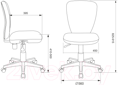 Кресло детское Бюрократ KD-W 10/26-29-1