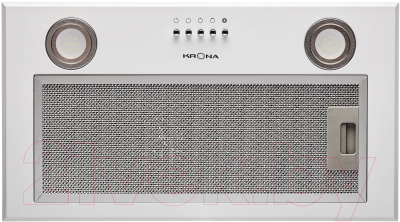 Вытяжка скрытая Krona Asta 600 White PB / 00001586