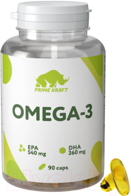 Жирные кислоты Prime Kraft Omega-3 1000 - фото