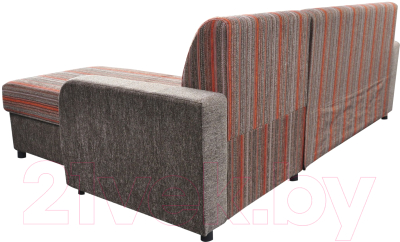 Диван угловой Домовой Норманн 4УС (Brava 001 401 Baron 001 1026)