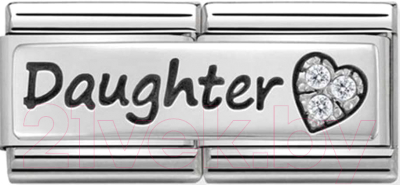 Звено для браслета NominatioN Дочь 330731/02 - фото