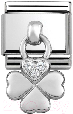 Звено для браслета NominatioN Подвеска Клевер 331800/02 - фото