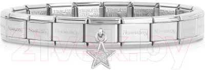 Звено для браслета NominatioN Подвеска Звезда с глиттером 331805/02