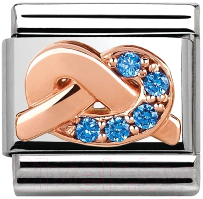 Звено для браслета NominatioN Голубой узел 430302/10 - фото