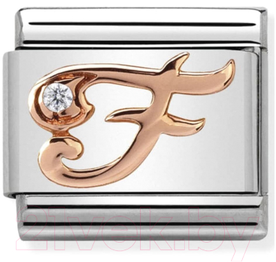 Звено для браслета NominatioN Буква F 430310/06 - фото