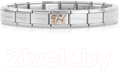 Звено для браслета NominatioN Буква H 430310/08