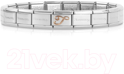 Звено для браслета NominatioN Буква T 430310/20