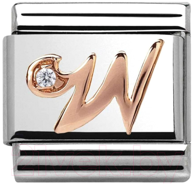Звено для браслета NominatioN Буква W 430310/23 - фото