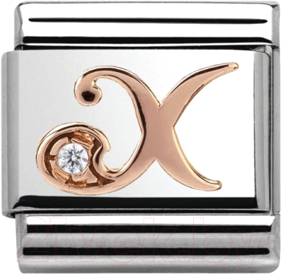 Звено для браслета NominatioN Буква X 430310/24 - фото