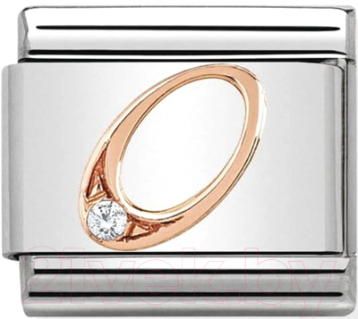 Звено для браслета NominatioN Цифра 0 430315/00 - фото