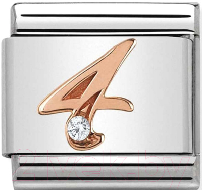 Звено для браслета NominatioN Цифра 4 430315/04 - фото