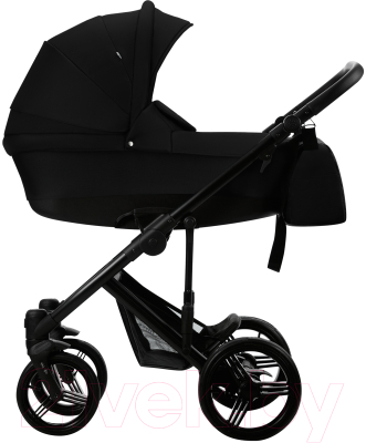 Детская универсальная коляска Bebetto Magnum черная рама 2 в 1 - фото