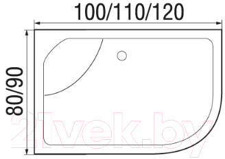 Душевая кабина RIVER Nara 120/90/44 МТ L