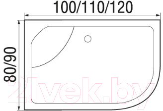 Душевая кабина RIVER Nara 120/90/44 МТ R