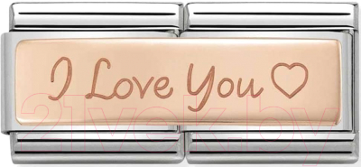 Звено для браслета NominatioN Я тебя люблю 430710/04 - фото