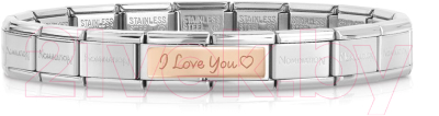 Звено для браслета NominatioN Я тебя люблю 430710/04