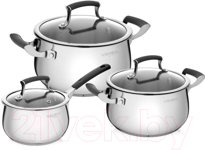 Набор кастрюль Vensal Nouvel Accord / VS1520 - фото