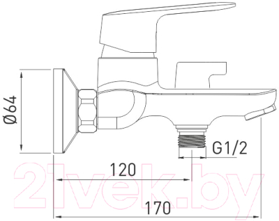 Смеситель Gross Aqua 2250520C