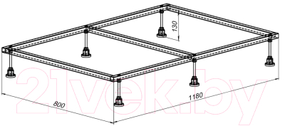Каркас Aquanet 120x90 / 267178