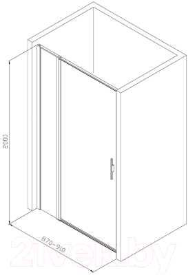 Душевая дверь Allen Brau Priority 3.31001.00 / 252368