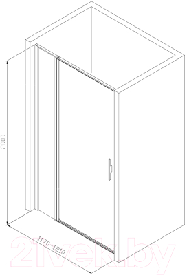 Душевая дверь Allen Brau Priority 3.31007.00 / 256515