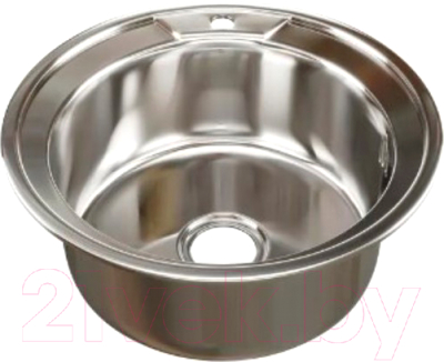 Мойка кухонная Mixline Круг 528182 (с сифоном) - фото