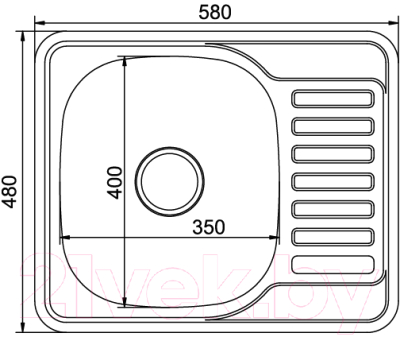 Мойка кухонная Mixline L 532308