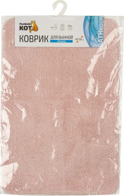 Коврик для ванной Рыжий кот Pastel / 102500