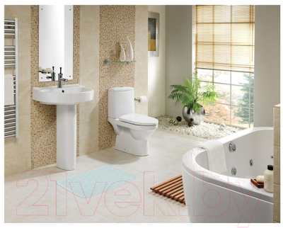 Коврик для ванной Рыжий кот Blue / 102530