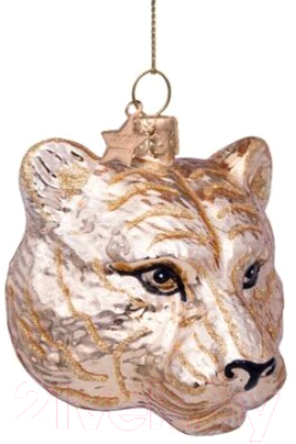Подвеска новогодняя Vondels Золотая голова тигра / 1192220110030