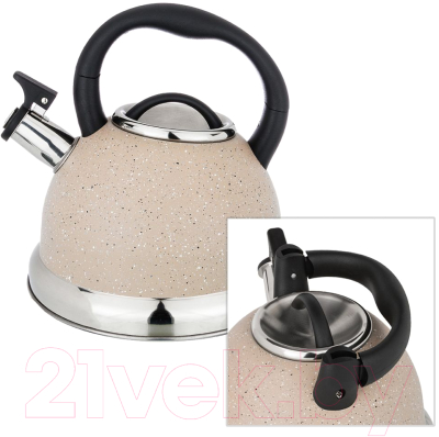 Чайник со свистком Agness 937-028