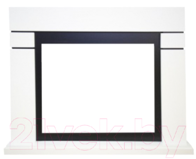Портал для камина Смолком Lindos FS33 (бьянко белый) - фото