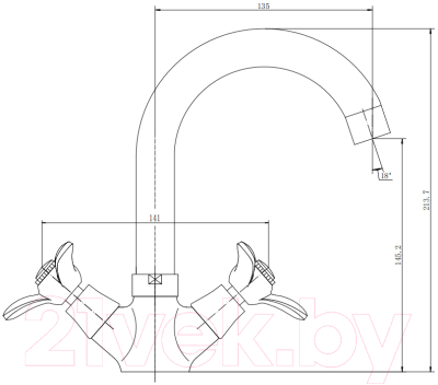Смеситель Fashun A1312