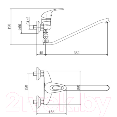 Смеситель Fashun A2103