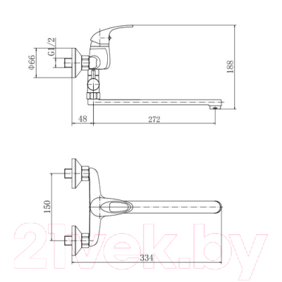 Смеситель Fashun A2115
